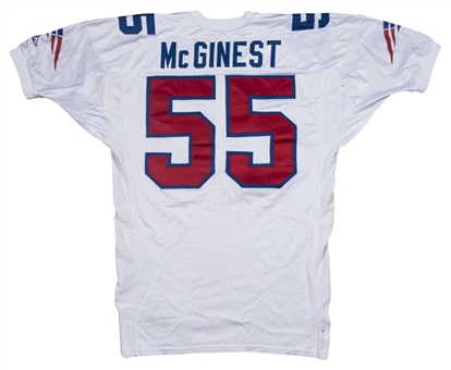 1994 Willie McGinest Game Used New England Patriots Road Jersey (Patriots ProShop COA)